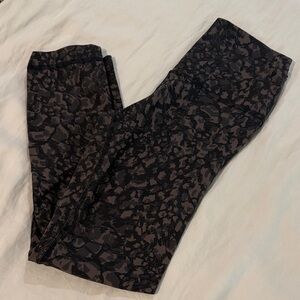 lululemon athletica Black Patterned Leggings